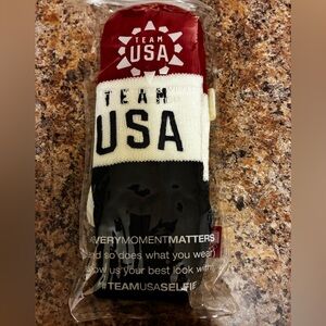 Team USA Olympics Fleece Lined Mittens Red, White & Blue OS BNWT